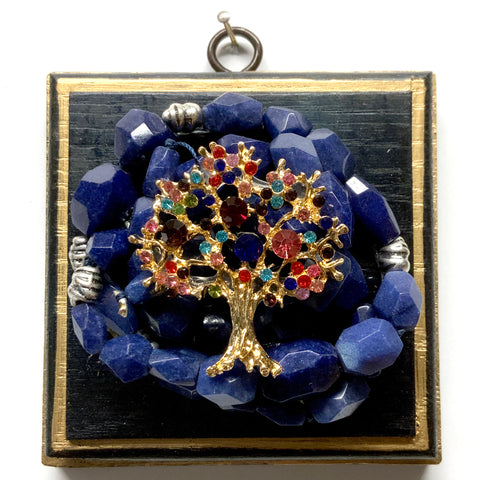 Painted Frame with Tree of Life on Necklace (4