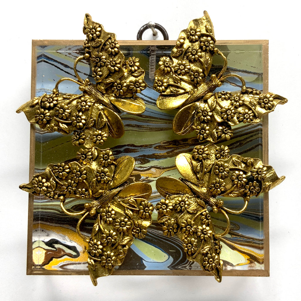 Acrylic Frame with Butterflies / Slight Imperfections (4