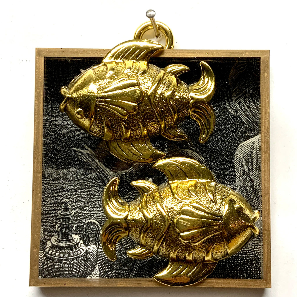Acrylic Frame with Fish / Slight Imperfections (3