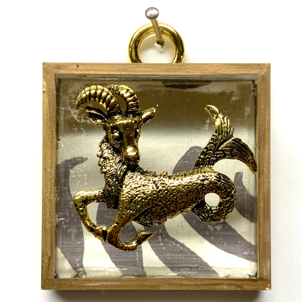 Acrylic Frame with Capricorn / Slight Imperfections (2