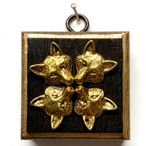 Bourbon Barrel Frame with Foxes (2.5