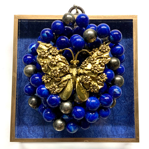 Acrylic Frame with Butterfly on Necklace / Slight Imperfections (4