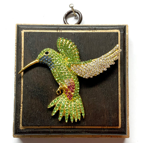 Wooden Frame with Hummingbird (3.25