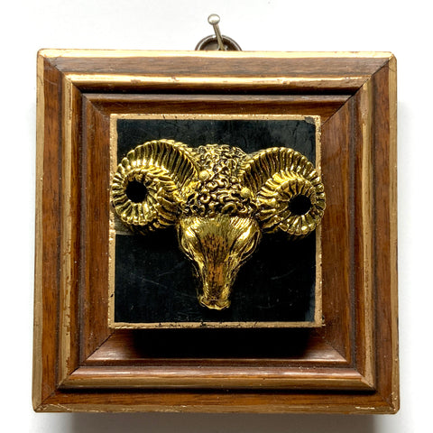 Wooden Frame with Ram on Coromandel (3.75