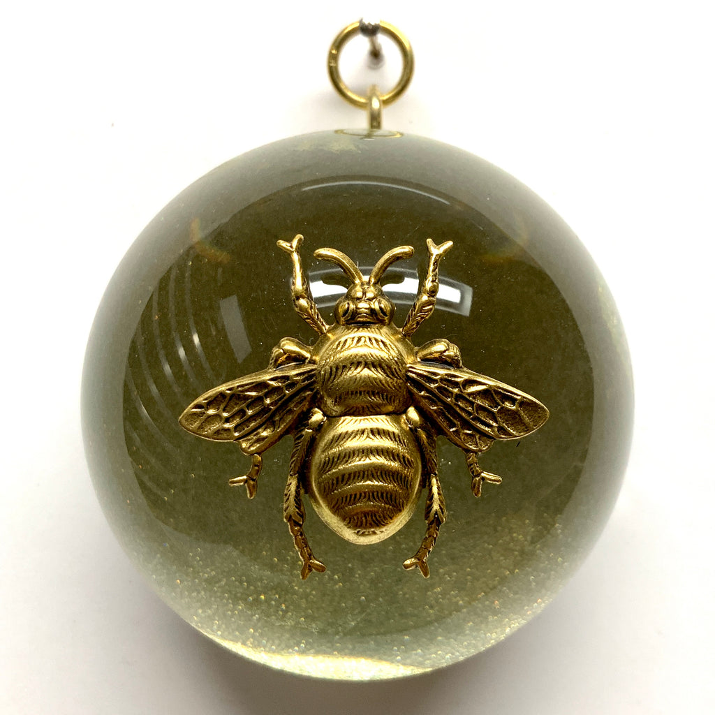 Acrylic Orb Frame with Grande Bee / Slight Imperfections (3