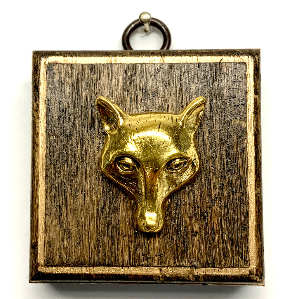Wooden Frame with Fox (2.25” wide)