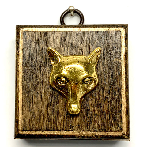Wooden Frame with Fox (2.25” wide)