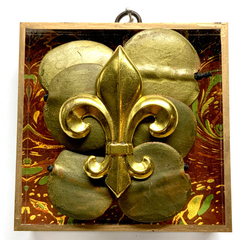 Acrylic Frame with Fleur-de-lis / Slight Imperfections (4