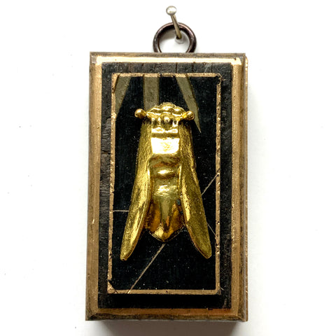 Bourbon Barrel Frame with Cicada on Coromandel (2