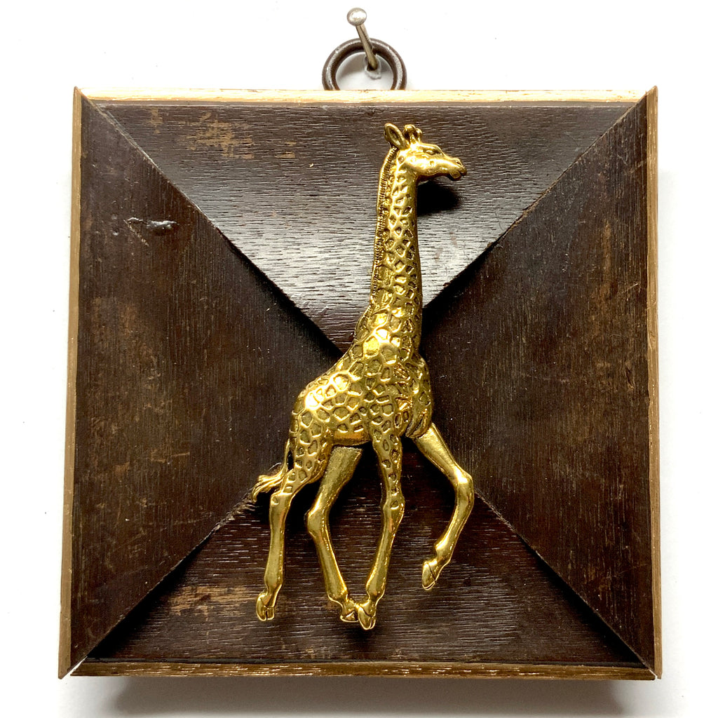Wooden Frame with Giraffe (3.75