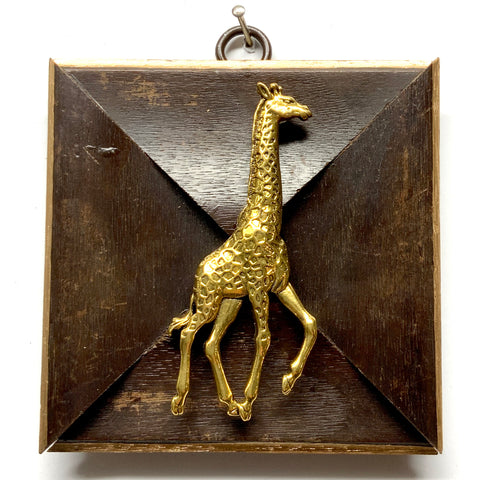 Wooden Frame with Giraffe (3.75