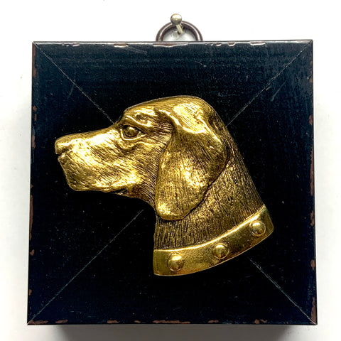 Modern Lacquered Frame with Stately Dog (2.75” wide)