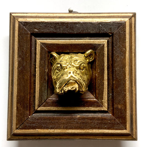Wooden Frame with Bulldog (3.5