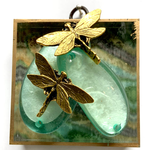 Acrylic Frame with Dragonflies / Slight Imperfections (3