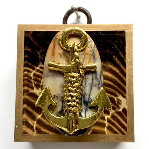 Acrylic Frame with Anchor / Slight Imperfections (2