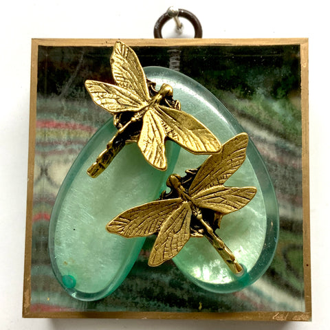 Acrylic Frame with Dragonflies / Slight Imperfections (3