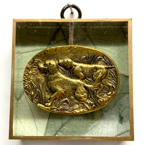 Acrylic Frame with Sporting Dogs / Slight Imperfections (3