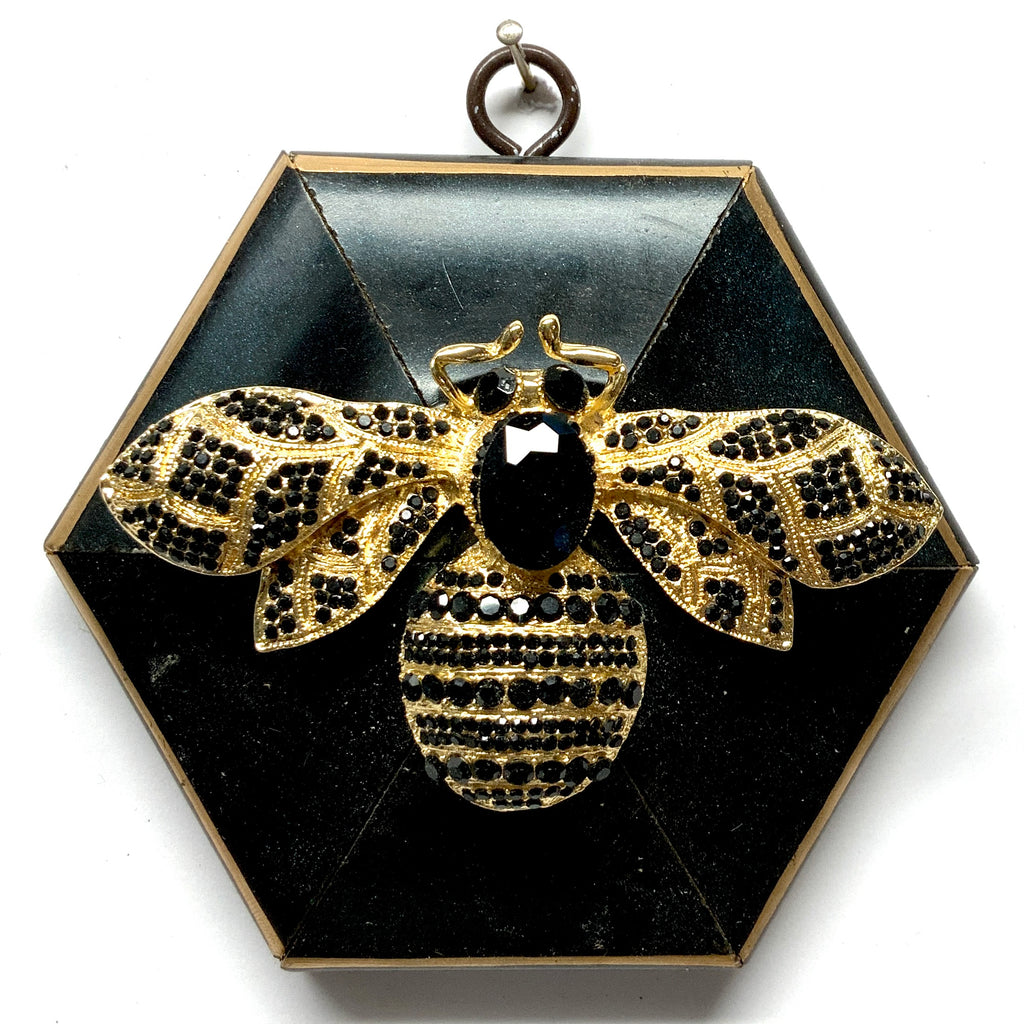 Lacquered Frame with Sparkle Bee (4.75