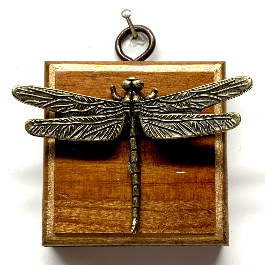 Wooden Frame with Dragonfly (2.5