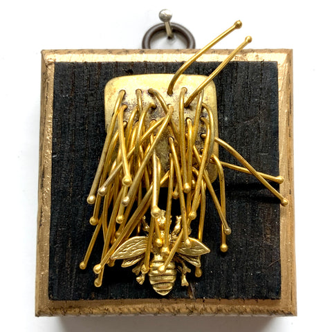 Bourbon Barrel Frame with Napoleonic Bee on Brooch (2.5