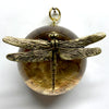 Acrylic Orb Frame with Dragonfly on Mulberry Paper / Slight Imperfections (2.5