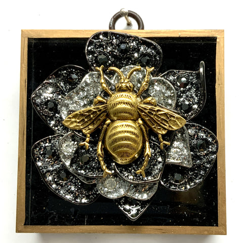 Acrylic Frame with Grande Bee on Brooch / Slight Imperfections (3