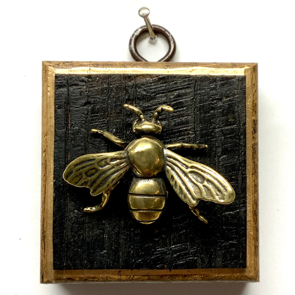Bourbon Barrel Frame with Bee (2.5