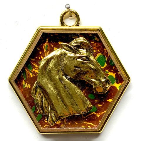Acrylic Frame with Horse / Slight Imperfections (3.25
