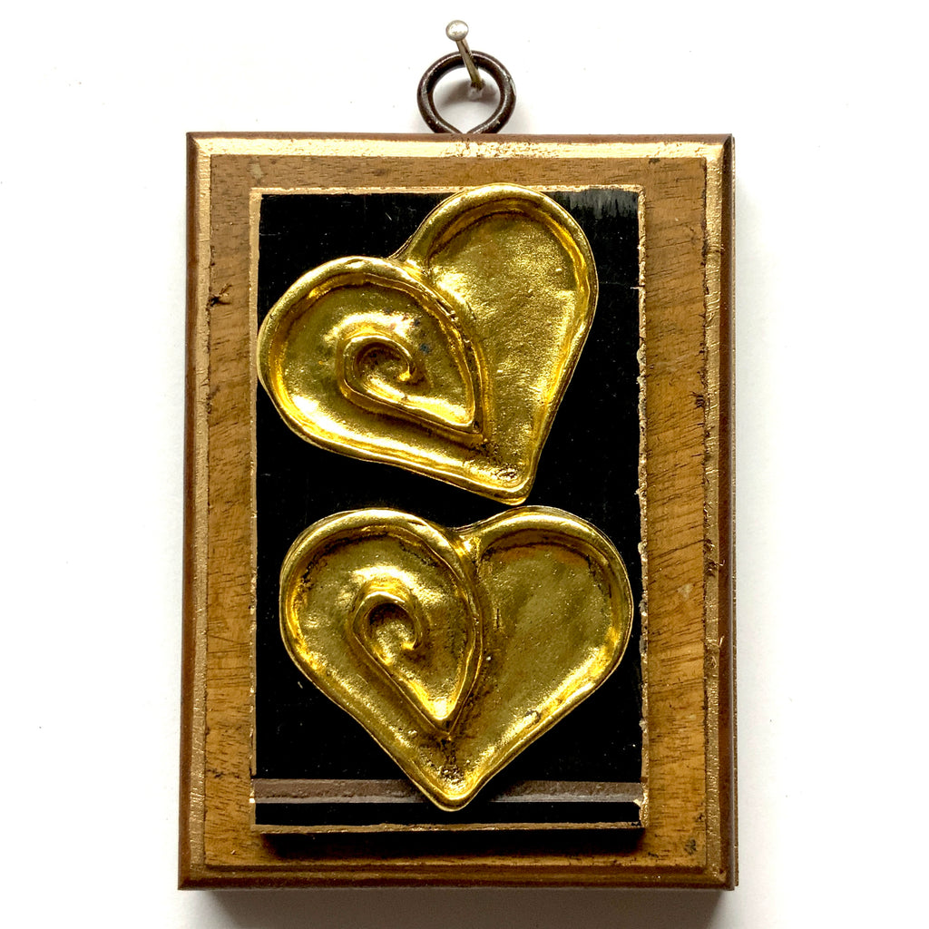 Wooden Frame with Hearts on Coromandel (3.25