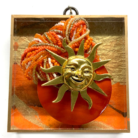 Acrylic Frame with Sun on Necklace / Slight Imperfections (4