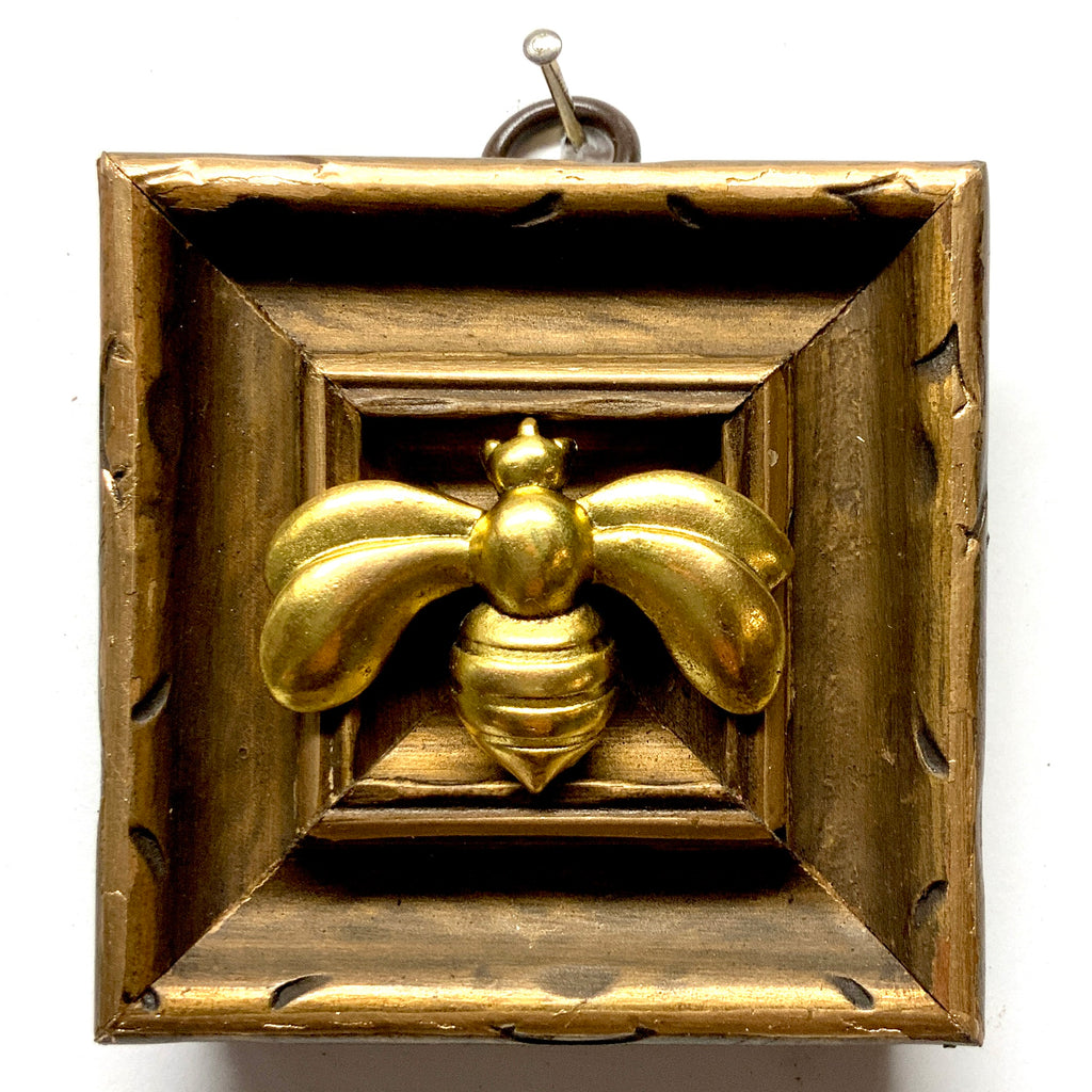 Gilt Frame with Deco Bee (2.75