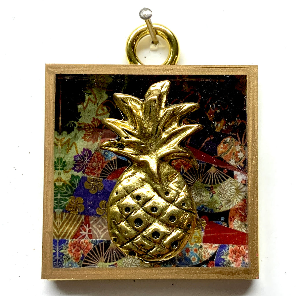 Acrylic Frame with Pineapple / Slight Imperfections (2