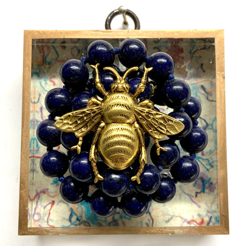 Acrylic Frame with Grande Bee on Necklace / Slight Imperfections (3