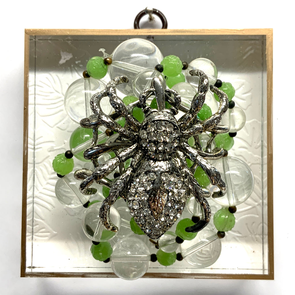 Acrylic Frame with Spider on Necklace / Slight Imperfections (4