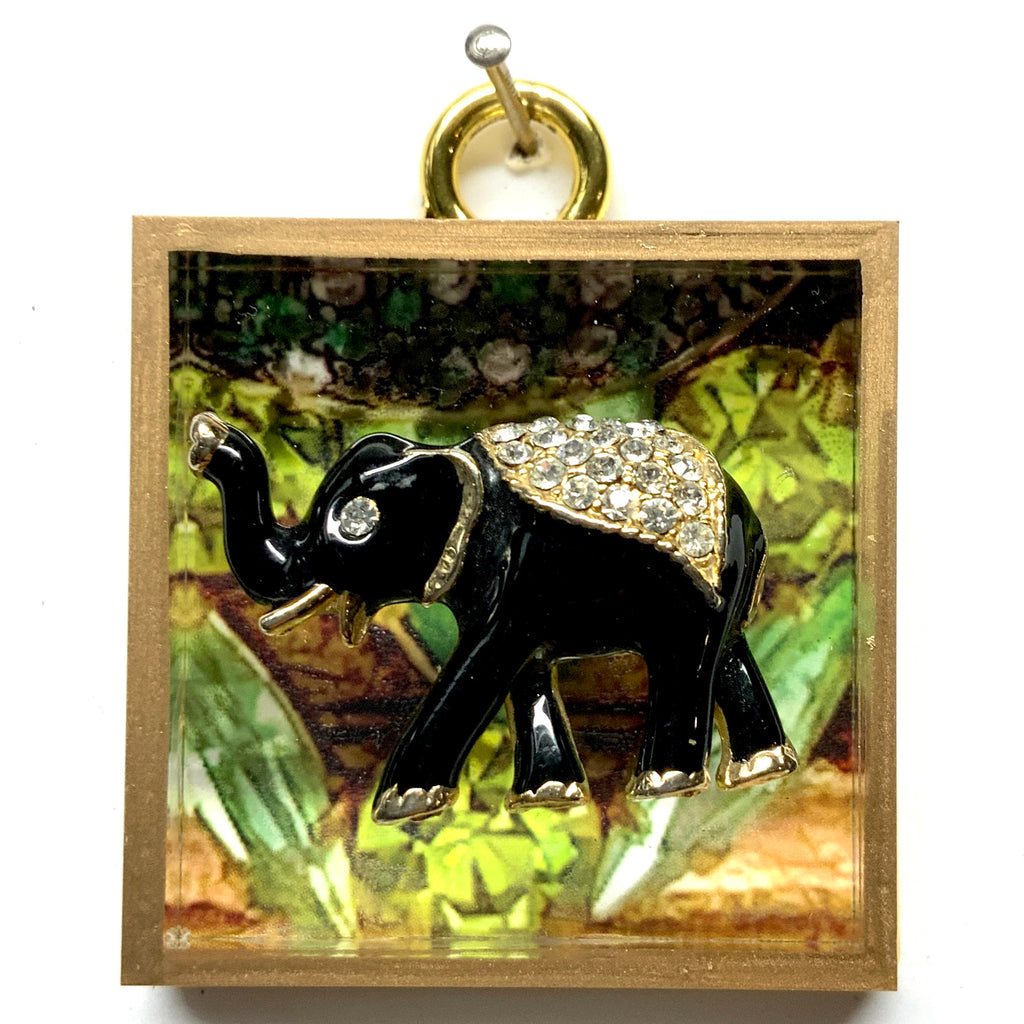 Acrylic Frame with Elephant / Slight Imperfections (2