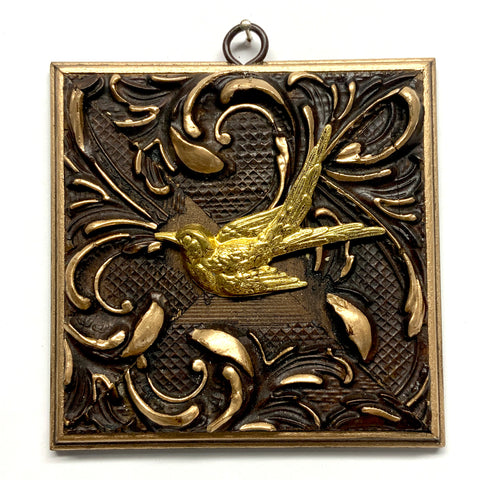 Painted Frame with Swallow (4.75” wide)