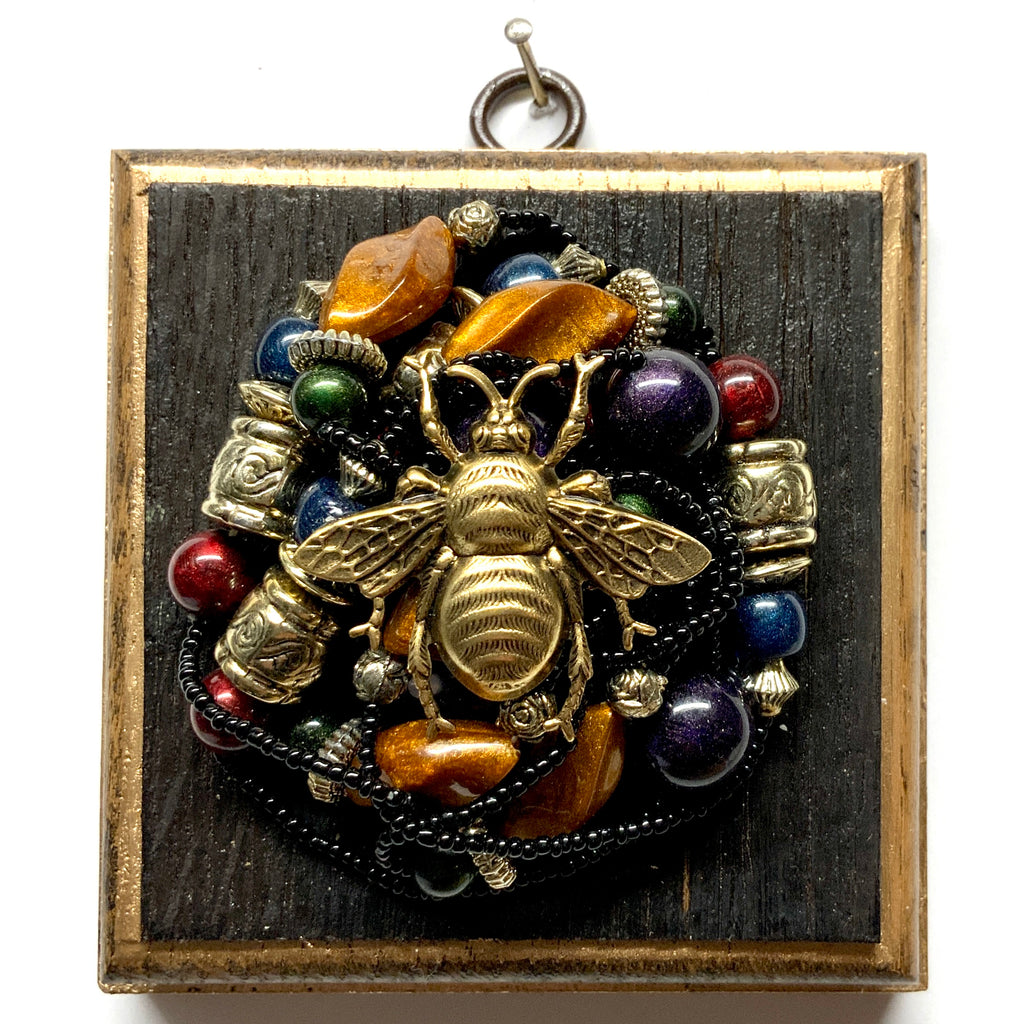 Bourbon Barrel Frame with Grande Bee on Necklace (4