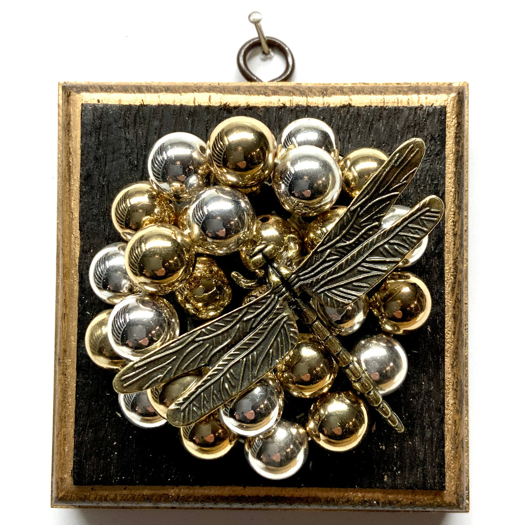 Bourbon Barrel Frame with Dragonfly on Necklace (4