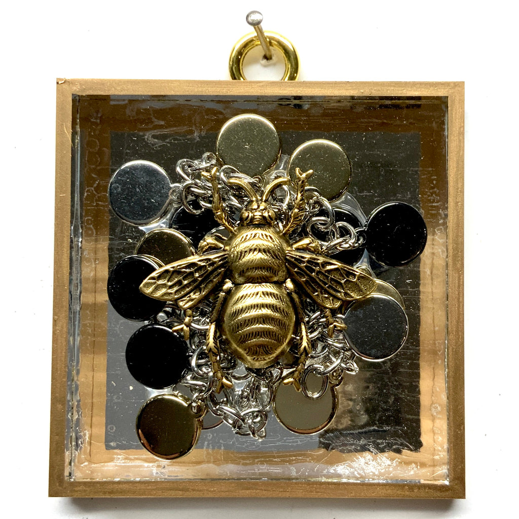 Acrylic Frame with Grande Bee on Necklace / Slight Imperfections (3