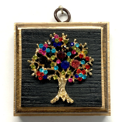 Bourbon Barrel Frame with Sparkle Tree of Life (2.75” wide)