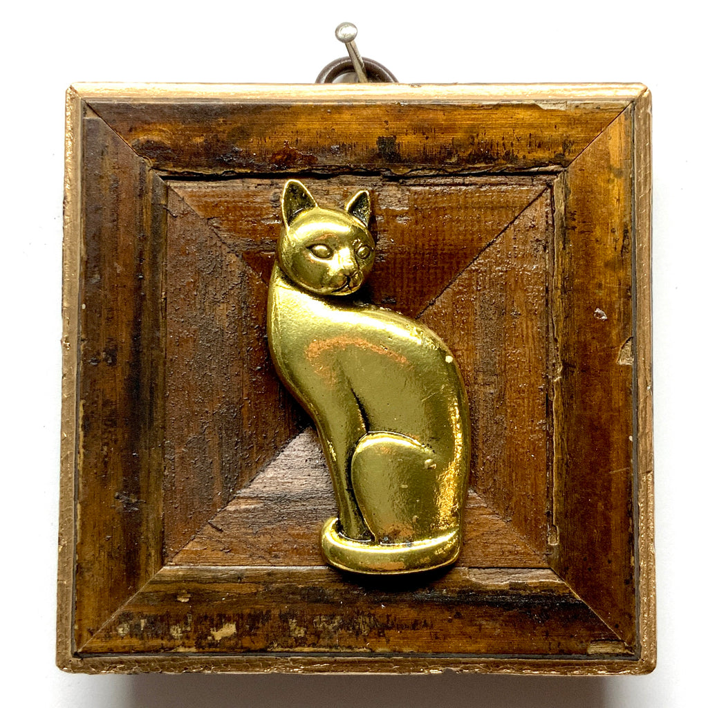 Wooden Frame with Cat (3.5