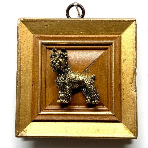 Gilt Frame with Schnauzer (3.5