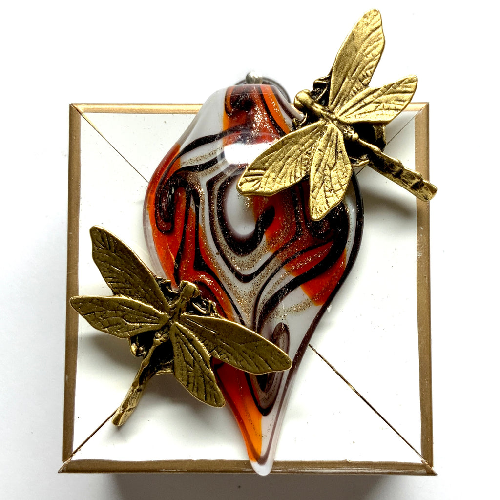 Modern Lacquered Frame with Dragonflies (2.5