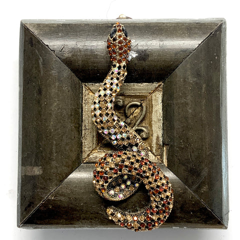 Wooden Frame with Snake (3.5” wide)