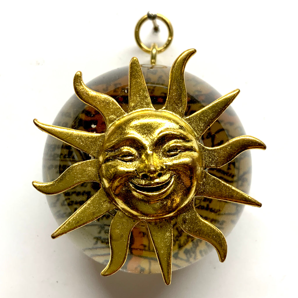 Acrylic Orb Frame with Sun / Slight Imperfections (2.5