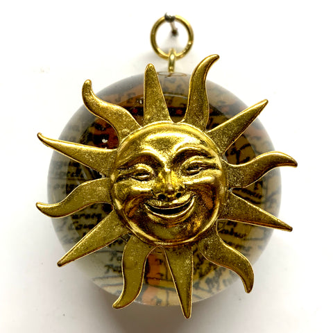 Acrylic Orb Frame with Sun / Slight Imperfections (2.5
