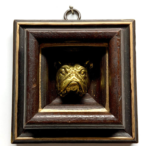 Wooden Frame with Bulldog (4