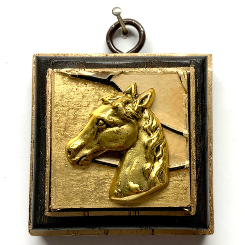 Wooden Frame with Horse on Coromandel (2.5