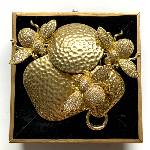 Modern Lacquered Frame with Sparkle Bees (3