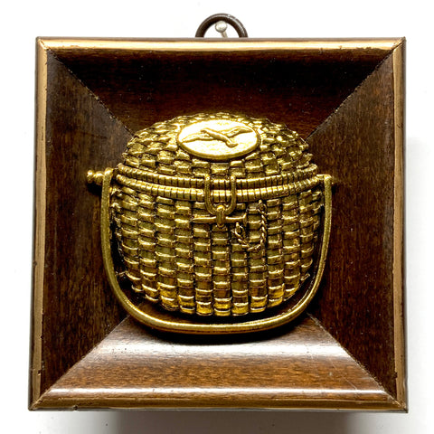 Wooden Frame with Nantucket Basket (3.75